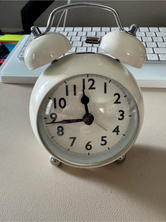 Other - Classic Cream Twin-Bell tableside alarm Clock